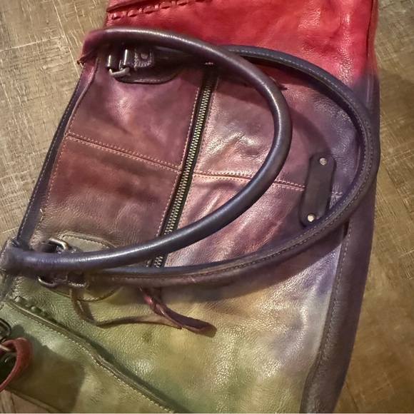 Bed Stu Rockababy Unicorn Tie Dye Leather Handbag - Picture 8 of 10